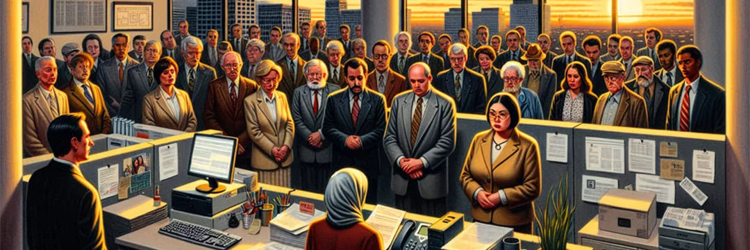 Illustration of ceasing business operations