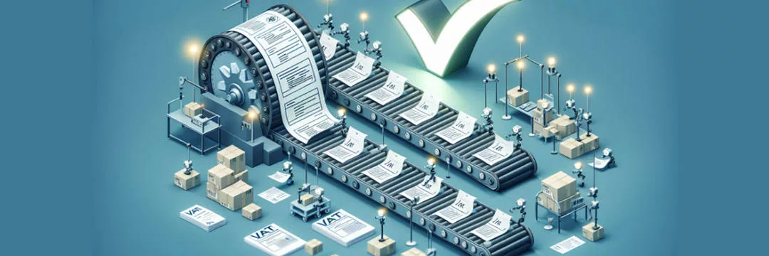 graphic display of streamlining the VAT management for tax efficiency
