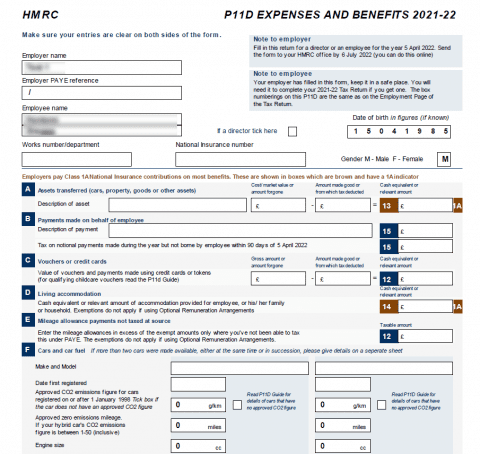 Conquer the P11D Form | No Worries Accounting