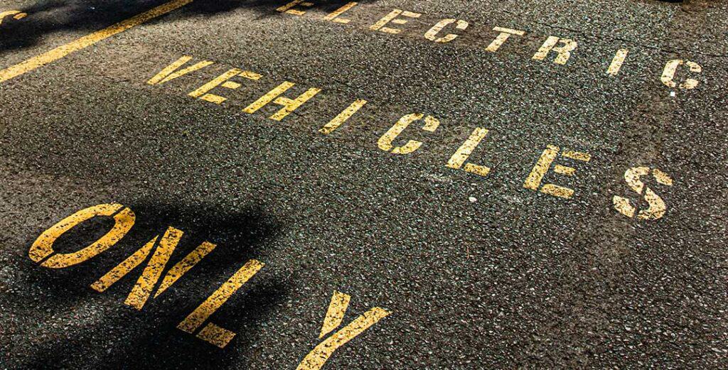 electric vehicle parking spot